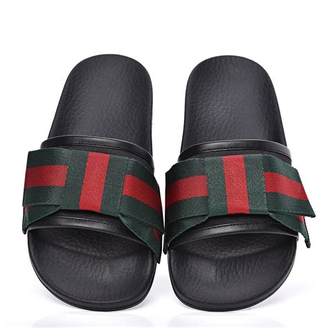 gucci bow sliders|gucci women's sandals.